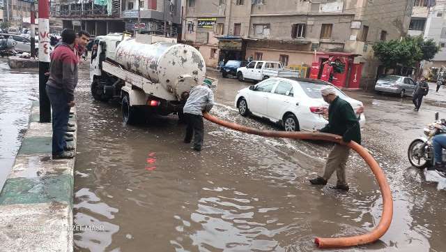 كسح مياه الأمطار بالشرقية 02