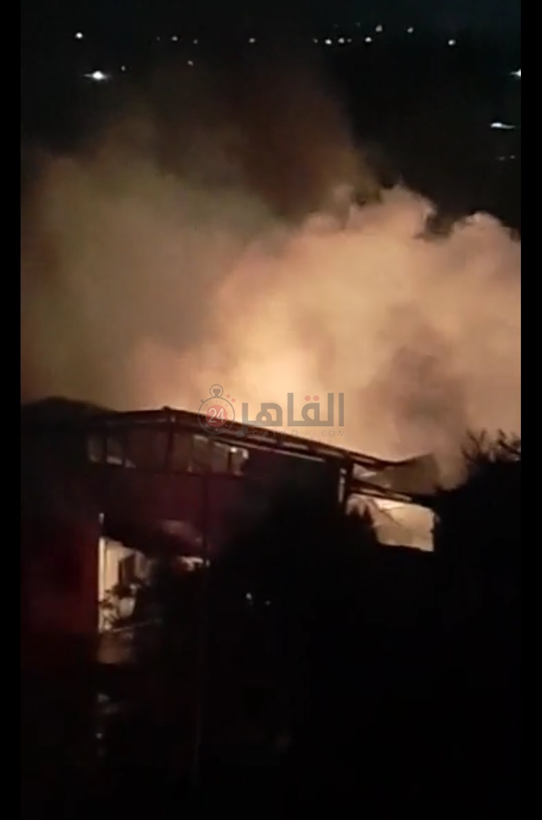 حريق مخزن بلاستيك بالشرقية 03