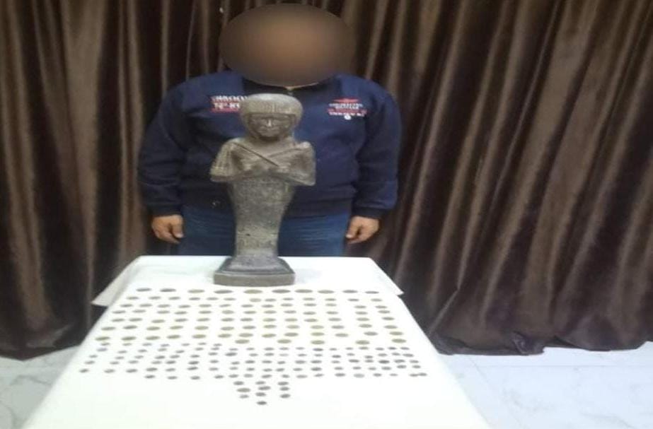 المتهم والمضبوطات