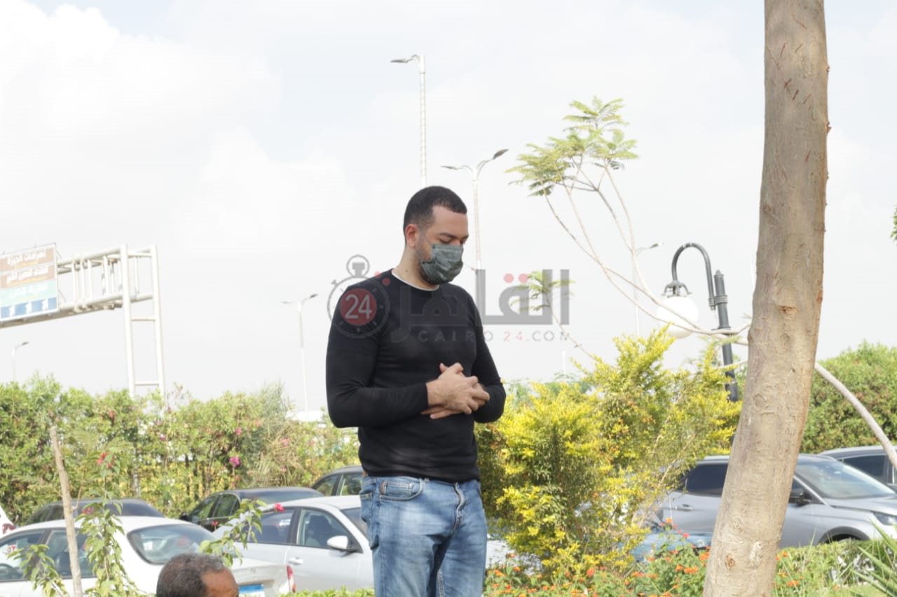 معز مسعود في جنازة سهير البابلي (1)