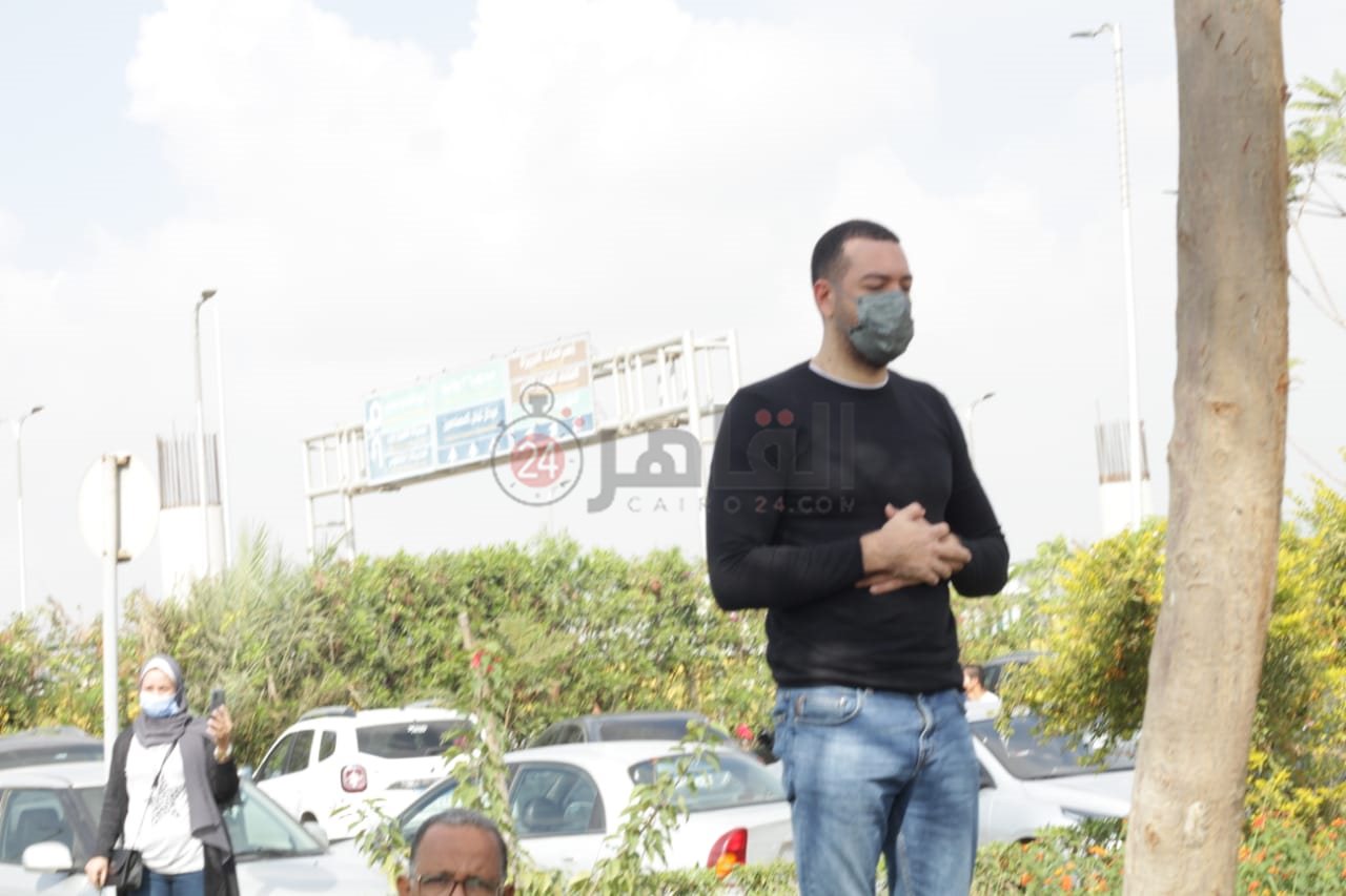 معز مسعود في جنازة سهير البابلي (2)