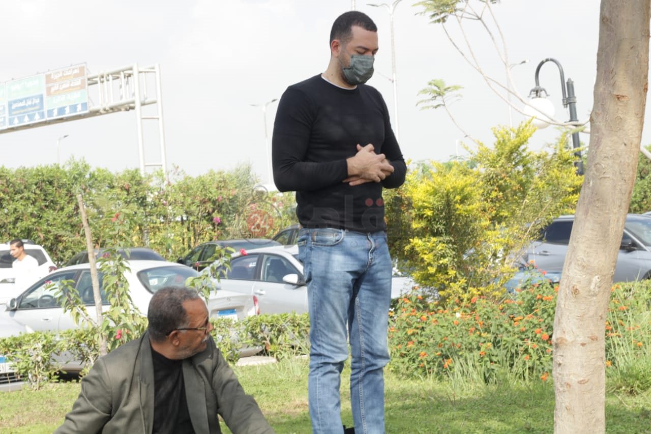 معز مسعود في جنازة سهير البابلي (5)