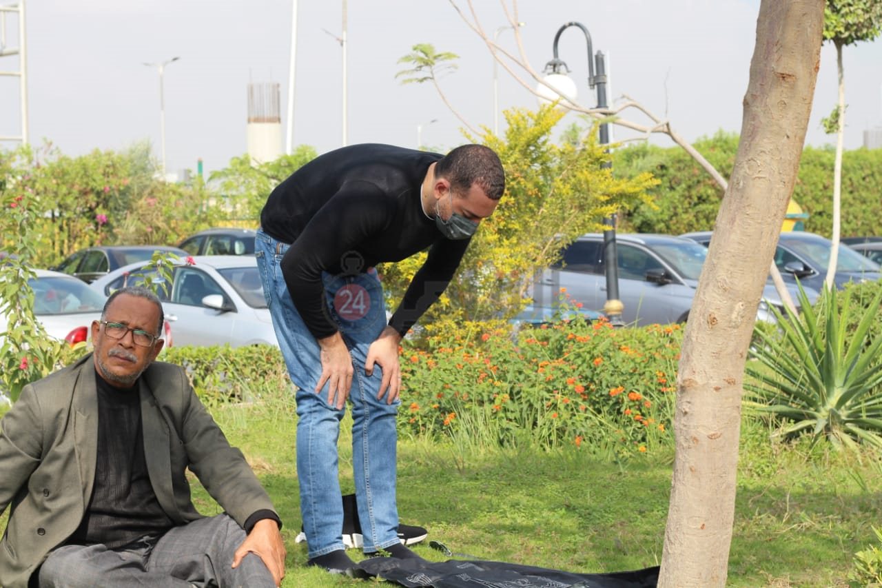 معز مسعود في جنازة سهير البابلي (6)