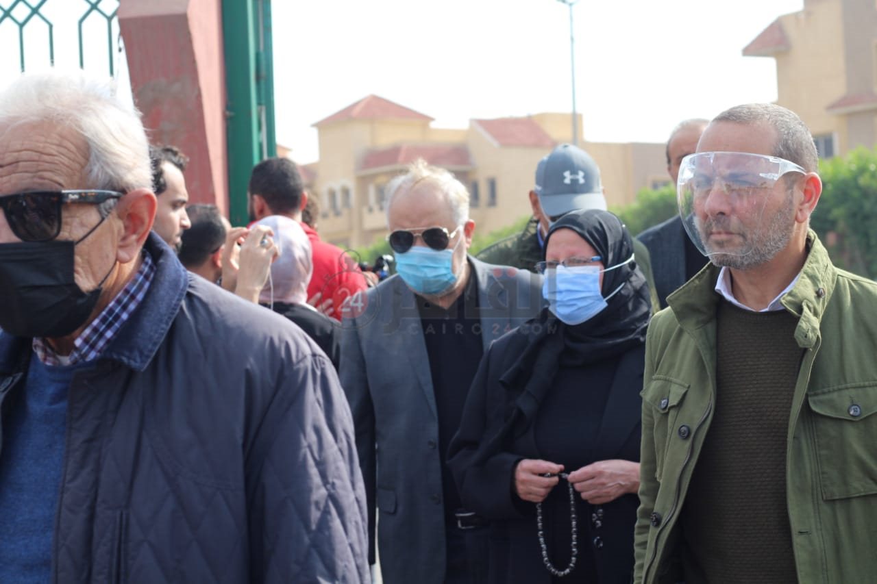 نجوم الفن في جنازة سهير البابلي (3)