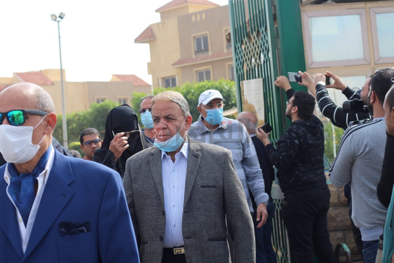 نجوم الفن في جنازة سهير البابلي (5)