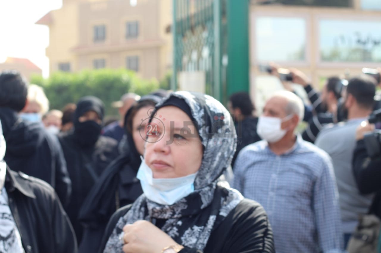 نجوم الفن في جنازة سهير البابلي (7)