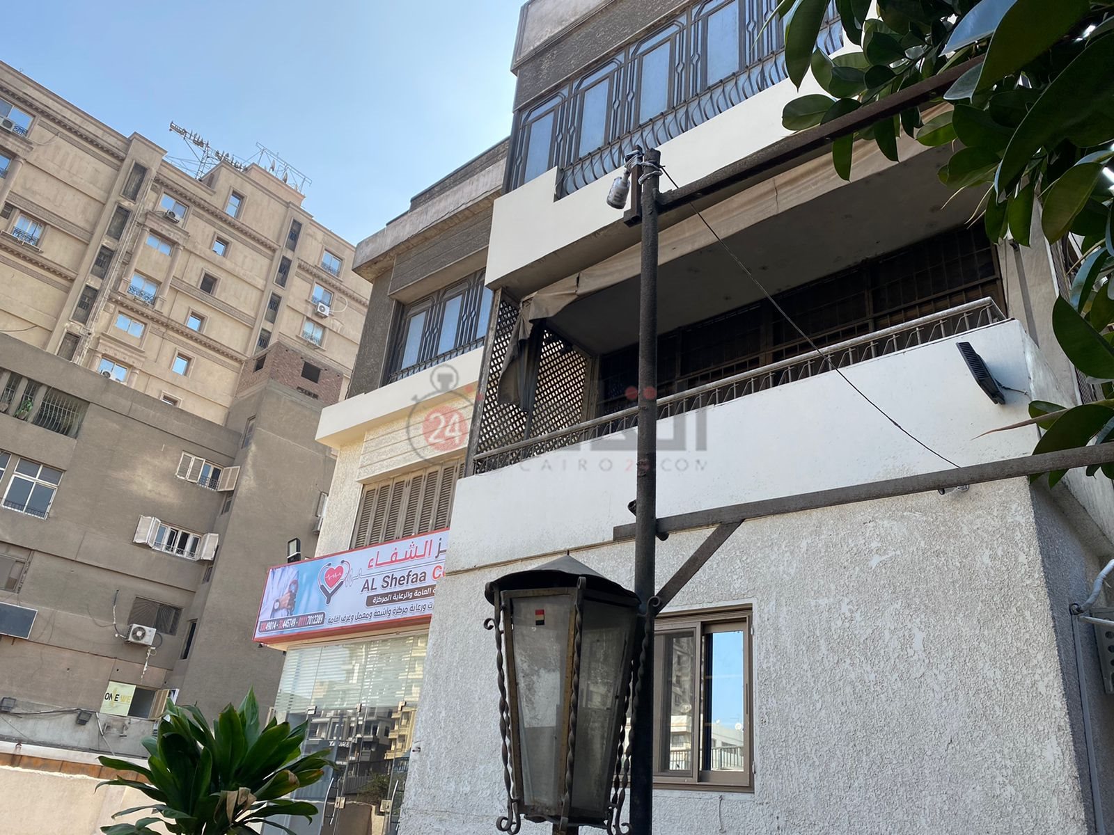 حريق مستشفى خاص بالمهندسين