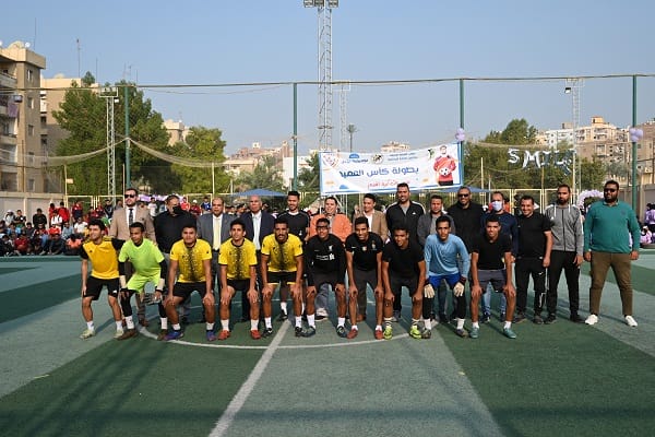 افتتاح بطولة كأس العميد في الكرة الخماسية لأول مرة