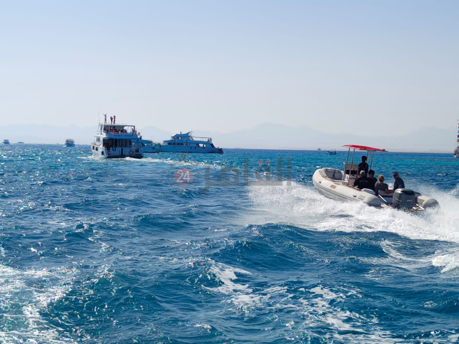 نشاط الرحلات البحرية بمدينة الغردقة