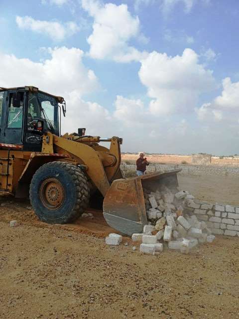 إزالة تعديات على الأراضي بالشرقية 02