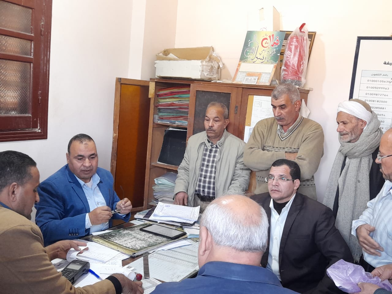 حملة زراعية مفاجئة بالفيوم