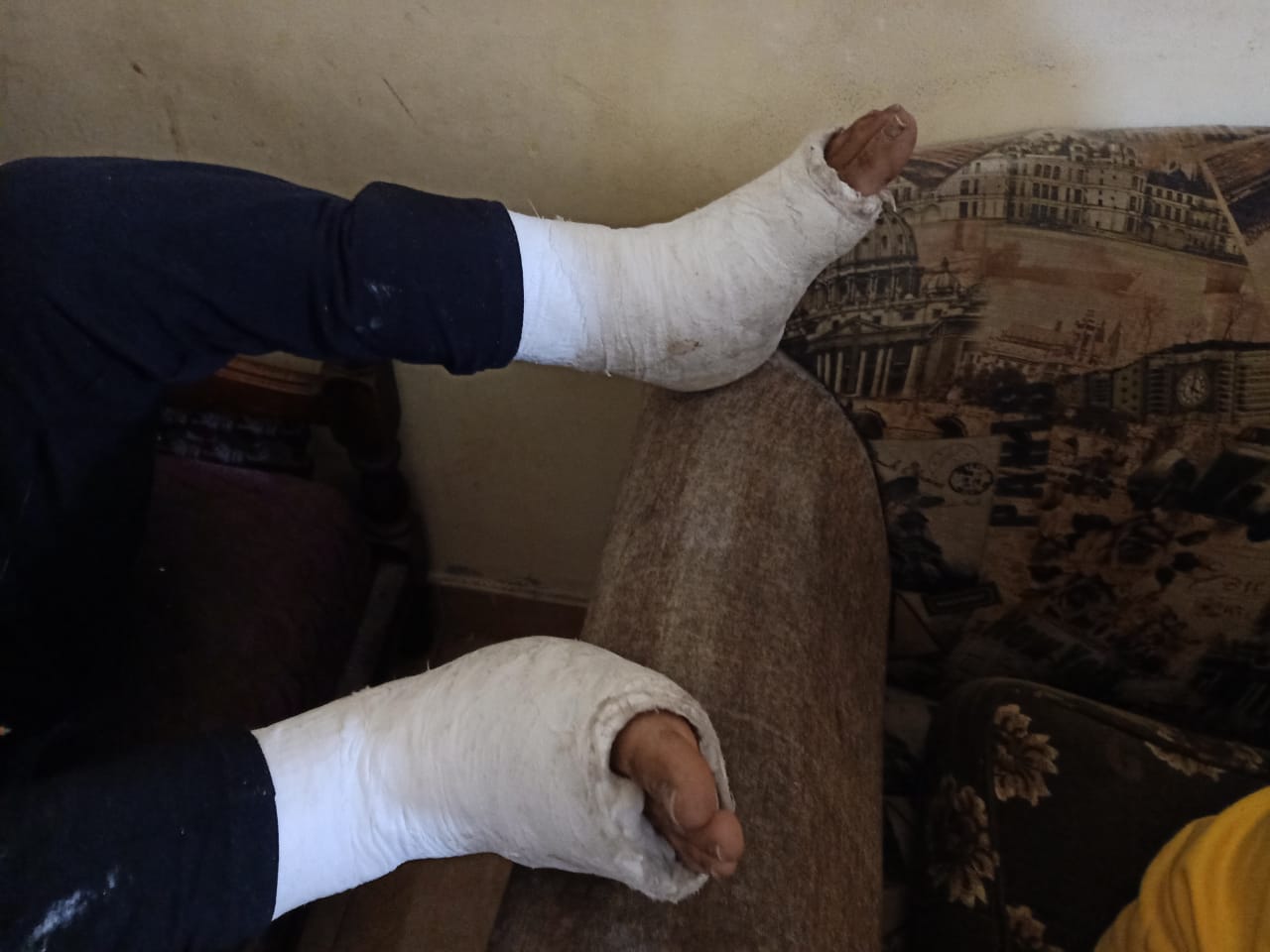 أحد المصابين بالمركز المشبوه لعلاج الإدمان بالشرقية