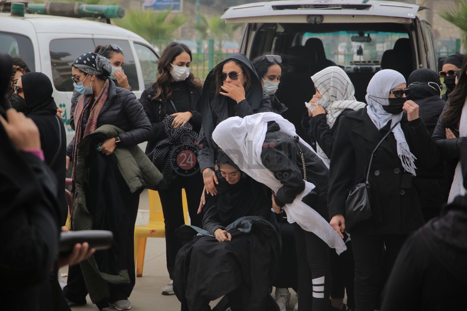 جنازة شقيق مجدي الهواري