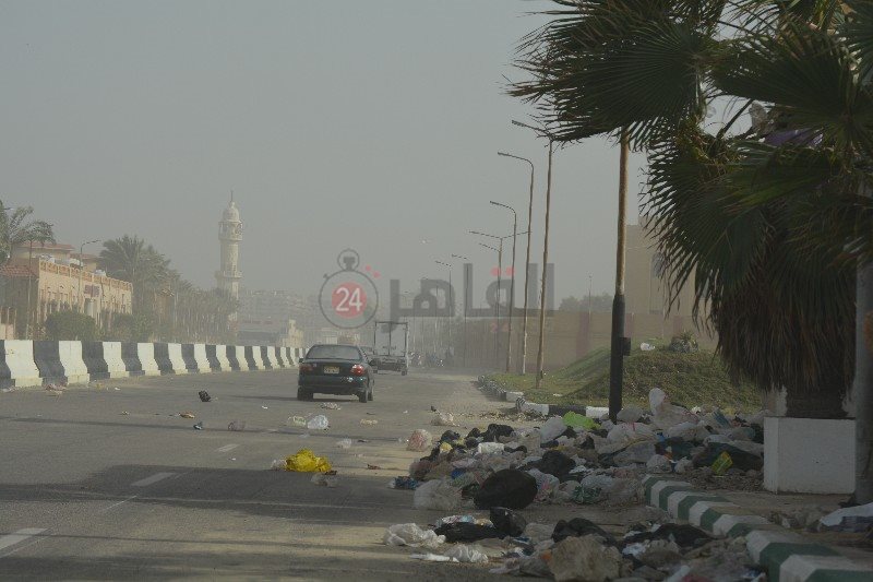 عاصفة رملية تضرب محافظة بورسعيد 16