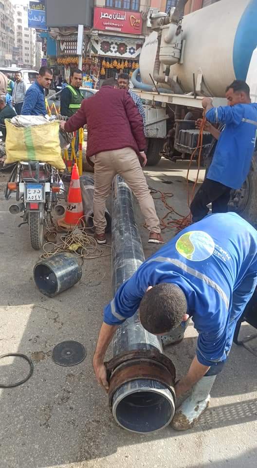 بدء أعمال إصلاح كسر ميدان المسلة