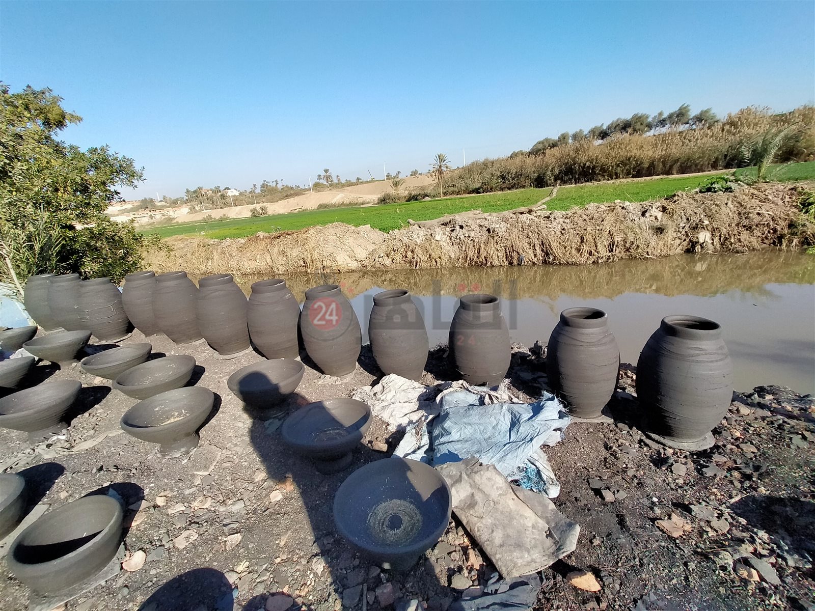 منطقة الفخارين بقرية النّزلة بالفيوم