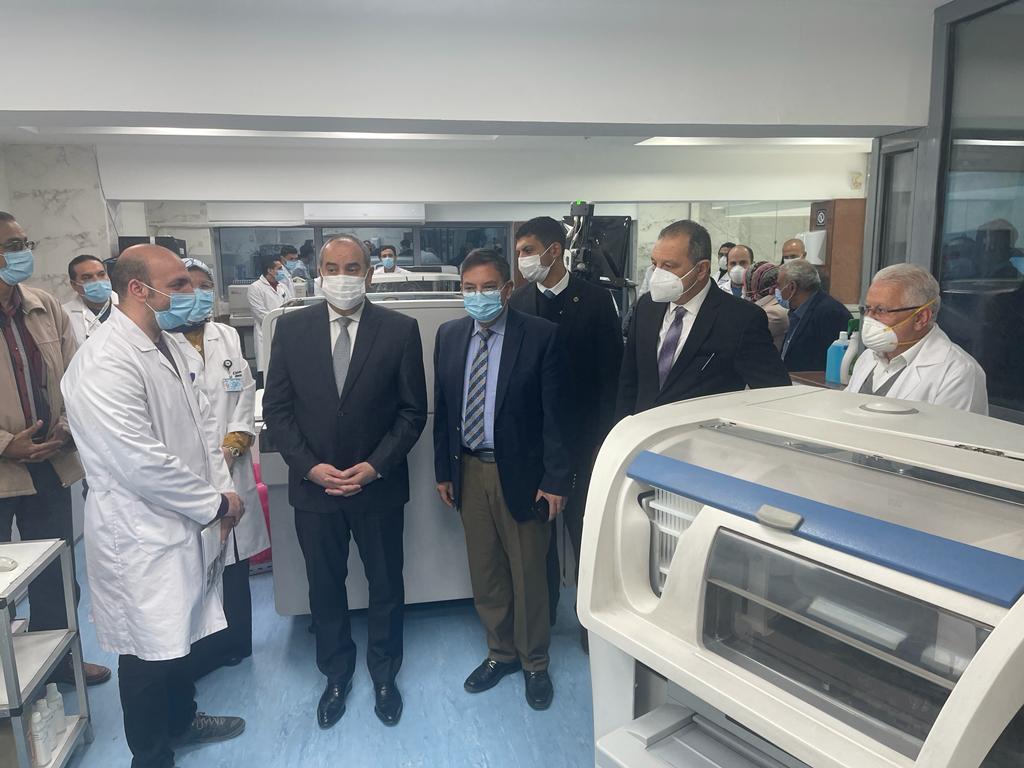 وزير الطيران خلال جولته اليوم