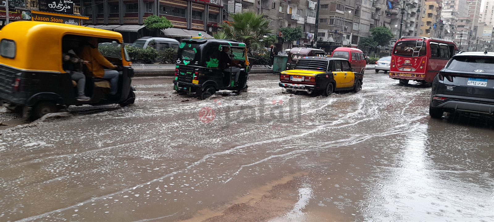 هطول أمطار على الإسكندرية 
