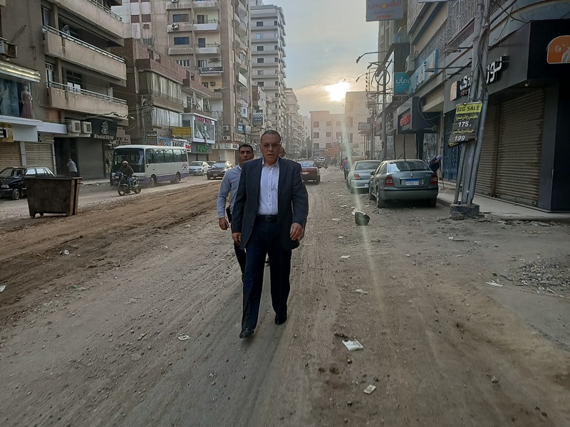 جولة محافظ الشرقية بشوارع الزقازيق 02