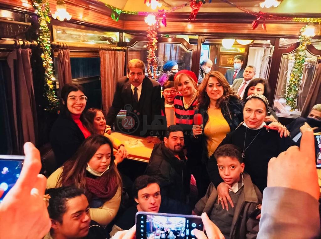 قطارات النوم خلال الاحتفالية 