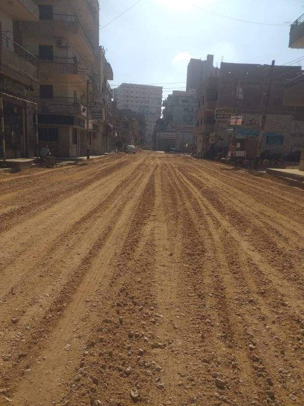 البدء في رصف شوارع بمدينة فاقوس 06