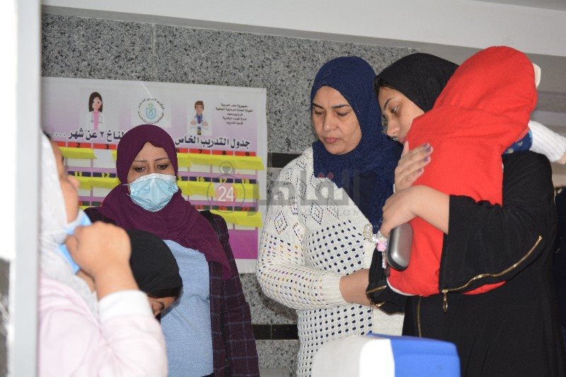 إنطلاق حملة التطعيم ضد شلل الأطفال ببورسعيد 