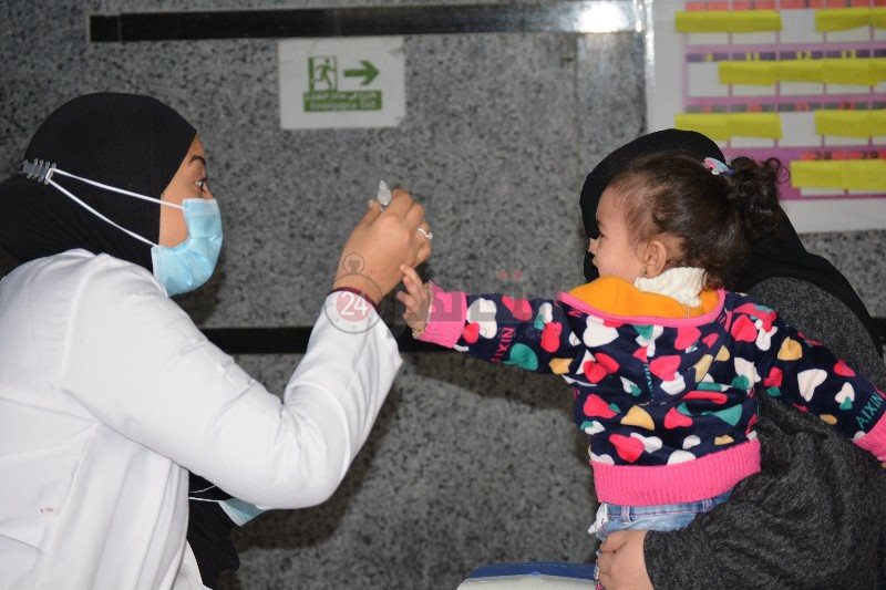 إنطلاق حملة التطعيم ضد شلل الأطفال ببورسعيد 13