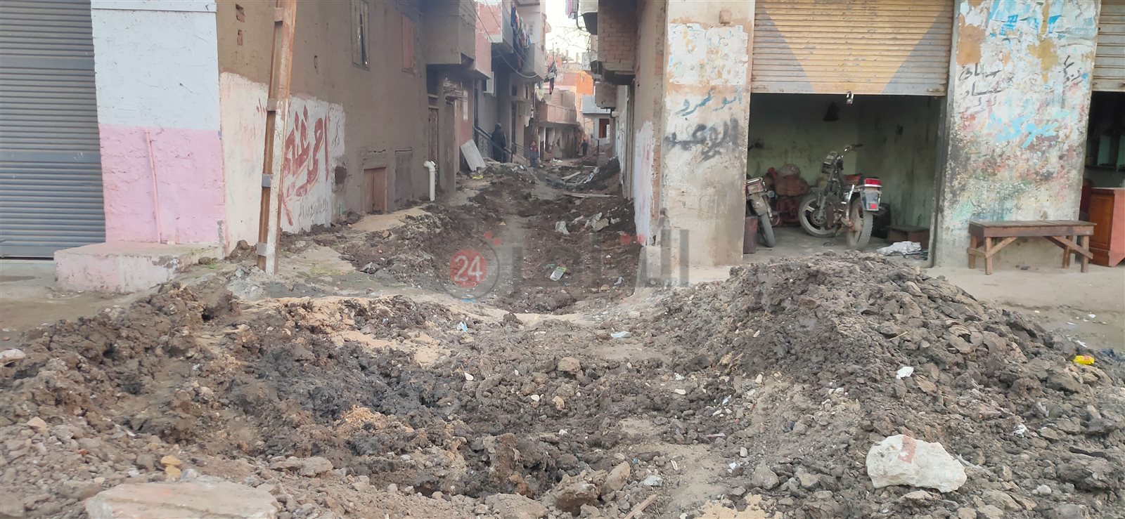 مشروع الصرف الصحي بالقرية 03