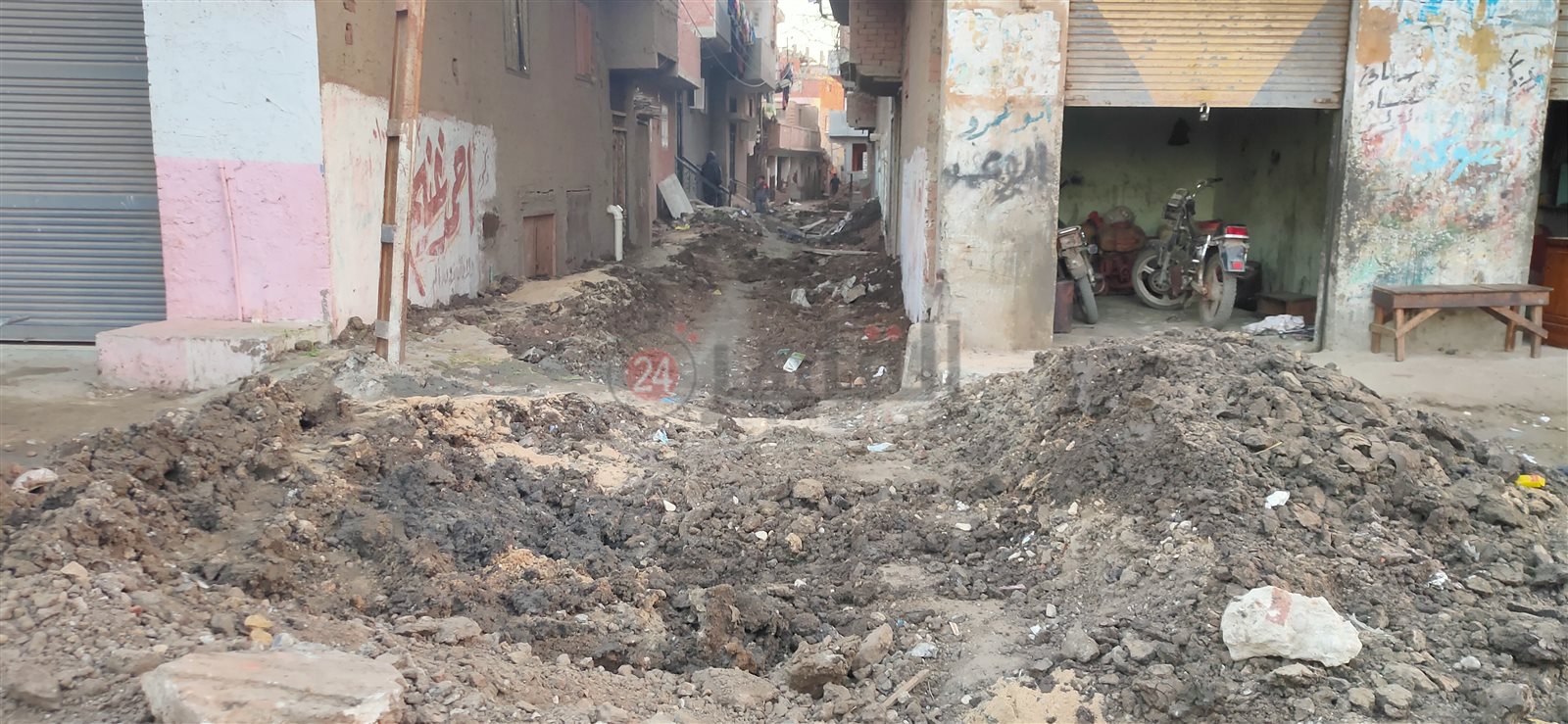 مشروع الصرف الصحي بالقرية 02