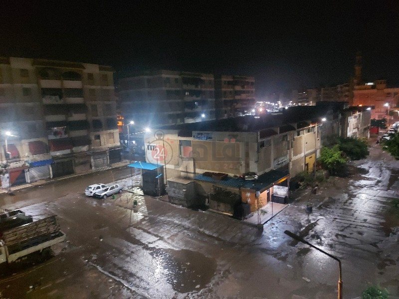 سقوط أمطار ببورسعيد