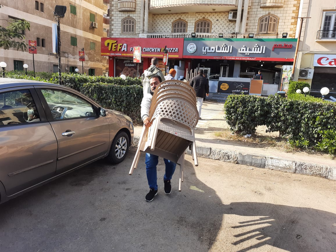 حملات لرفع الإشغالات بالعاشر من رمضان 02