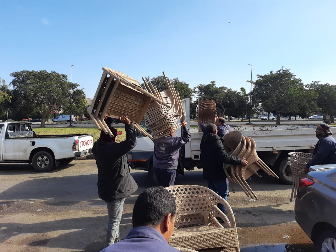 حملات لرفع الإشغالات بالعاشر من رمضان 06