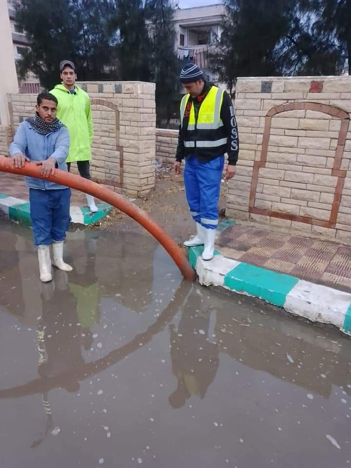كسح مياه الأمطار بالشرقية 03