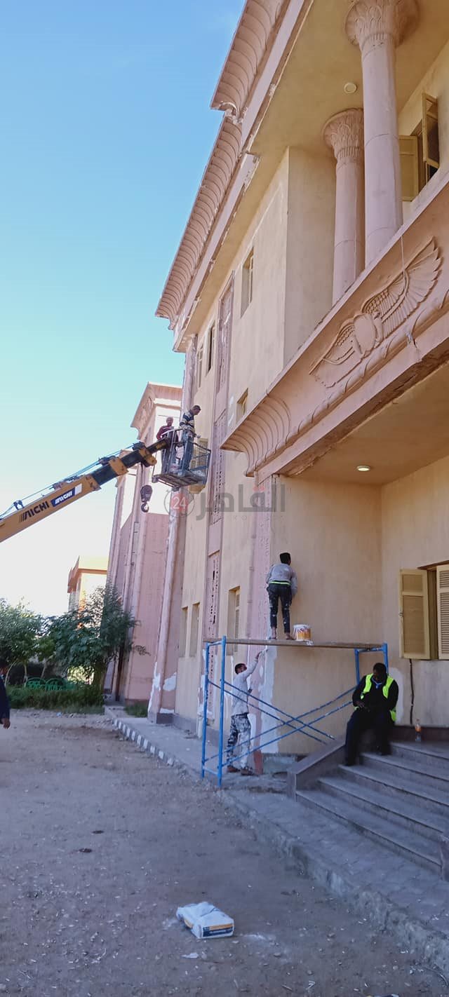 أعمال تطوير محطة أسوان 