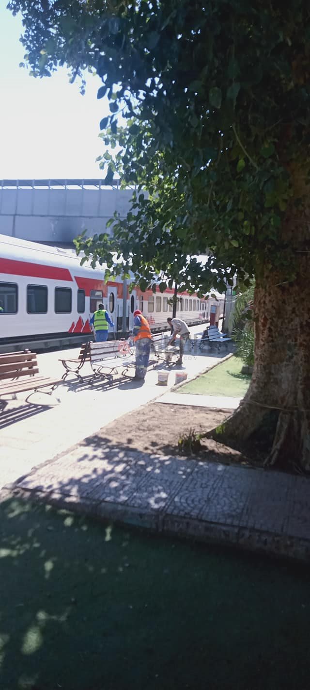 أعمال تطوير محطة أسوان 