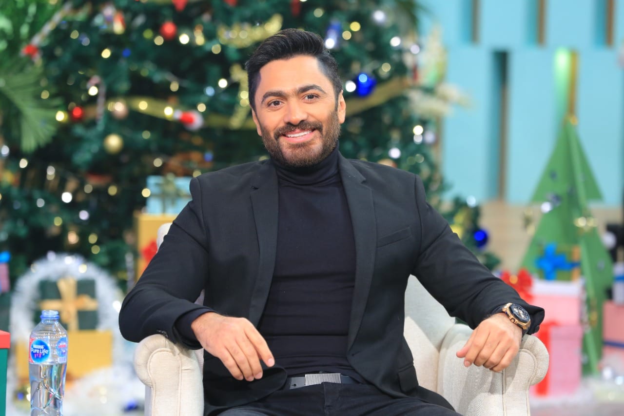 تامر حسني ضيف معكم منى الشاذلي (1)