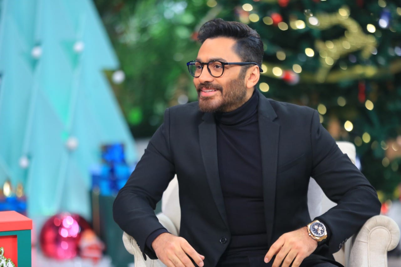 تامر حسني ضيف معكم منى الشاذلي (7)