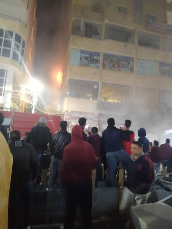 السيطرة على حريق بمطعم أسماك بالشرقية 01