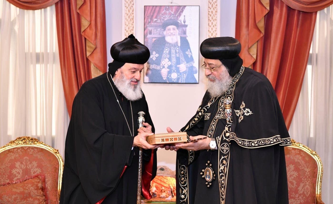 البابا يستقبل غبطة بطريرك السريان 3