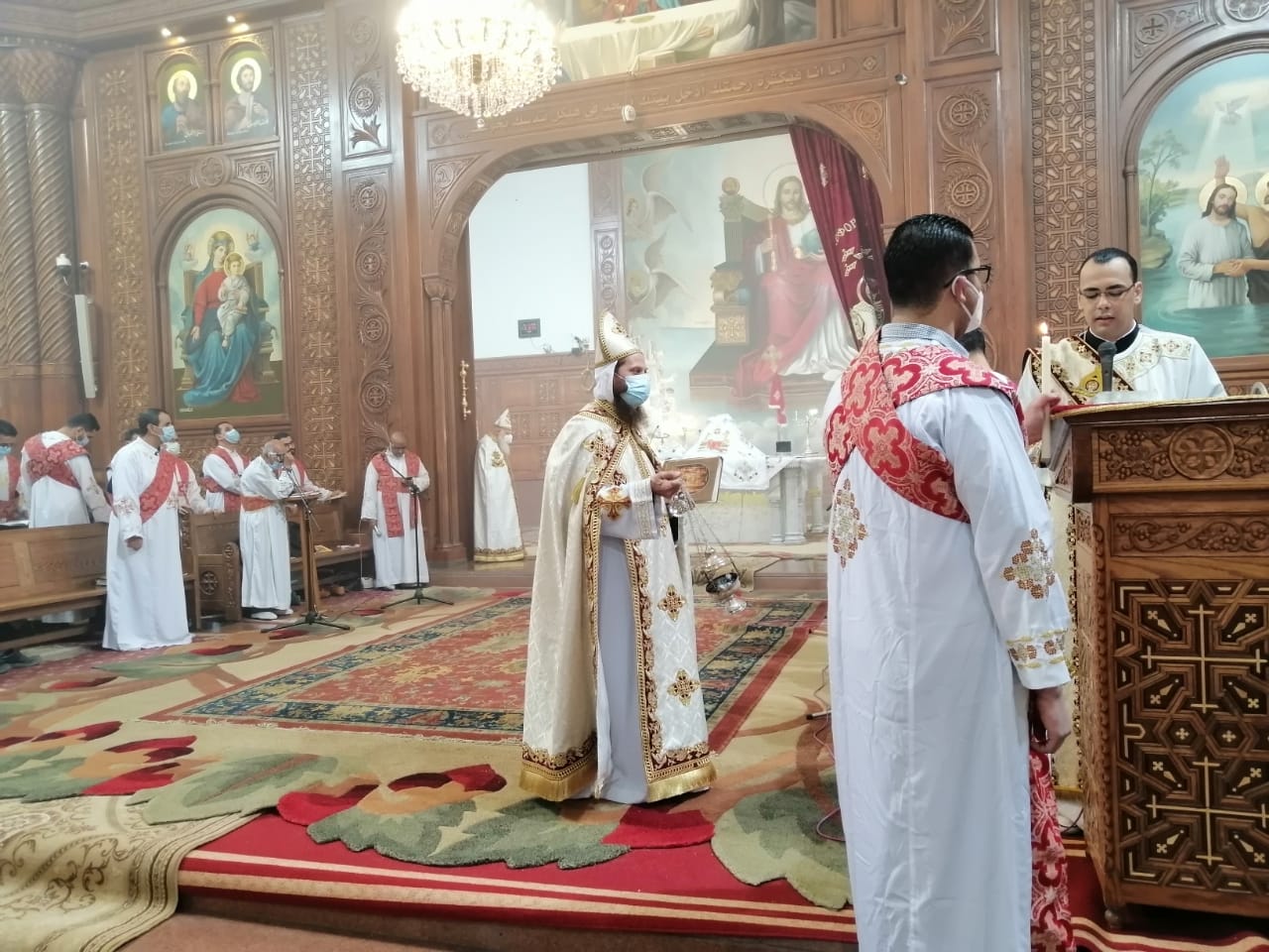 كنائس الفيوم تحتفل بعيد الميلاد المجيد