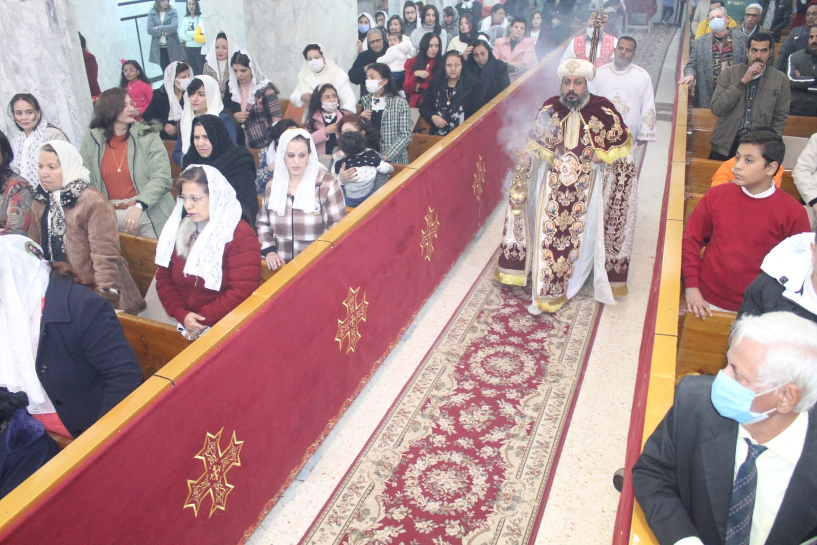 صلاة عيد الميلاد المجيد في الوادي الجديد (3)