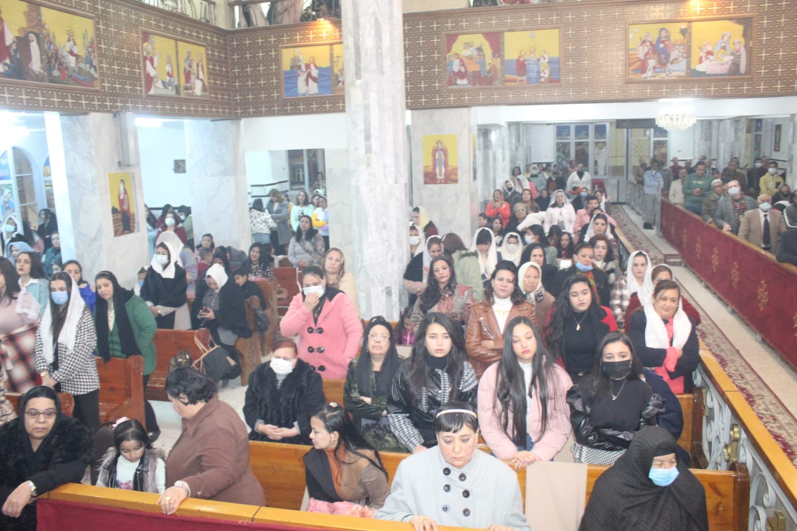 صلاة عيد الميلاد المجيد في الوادي الجديد (9)