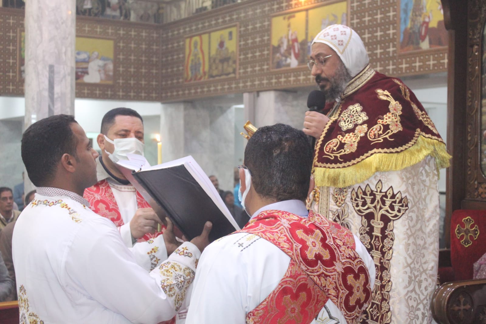 صلاة عيد الميلاد المجيد في الوادي الجديد