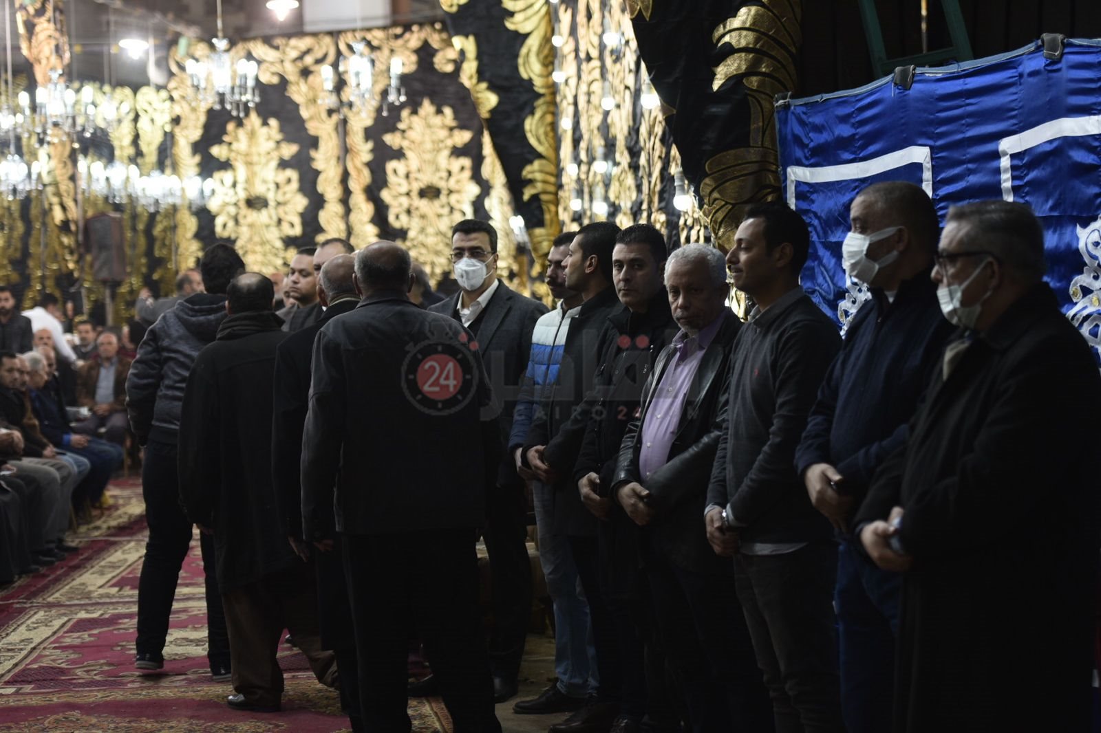 عزاء الإعلامي وائل الإبراشي بشربين في الدقهلية (11)