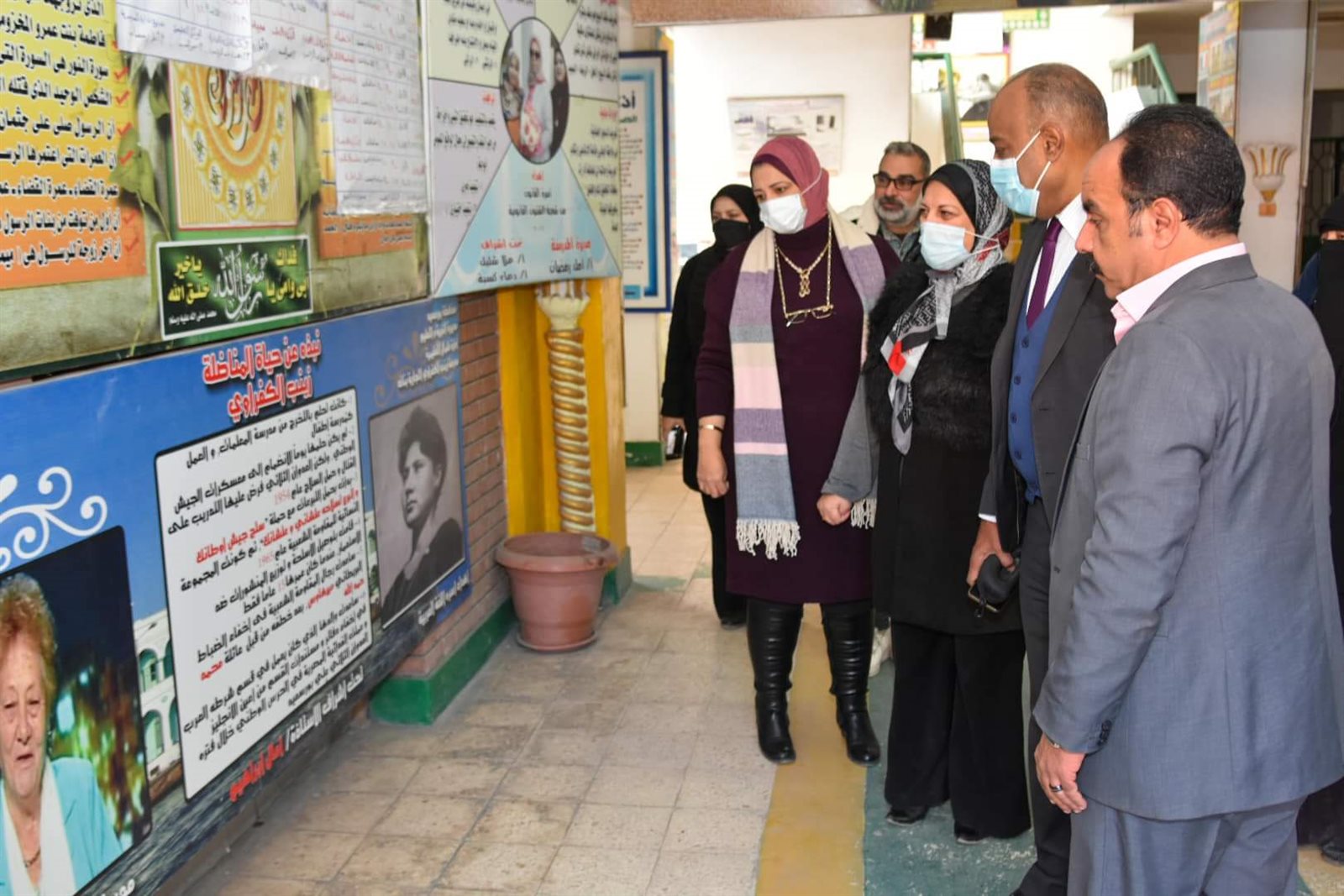 وكيل تعليم بورسعيد يتابع انتظام امتحانات النقل 10