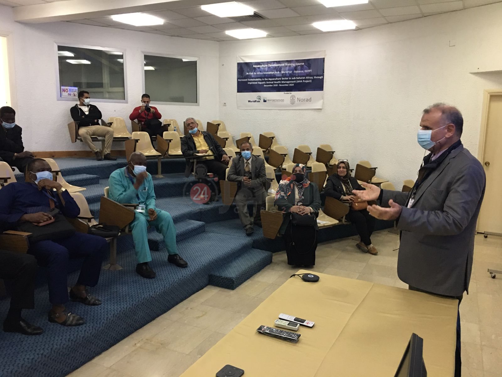 زيارة الوفد النيجيري للمركز الدولي للأسماك 2