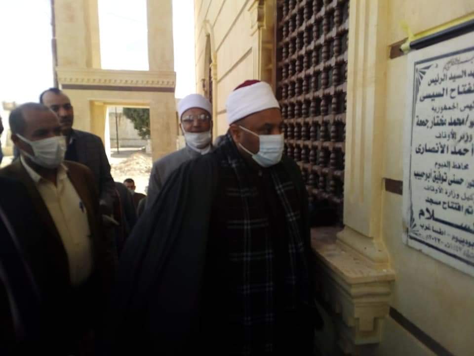 افتتاح مساجد في الفيوم