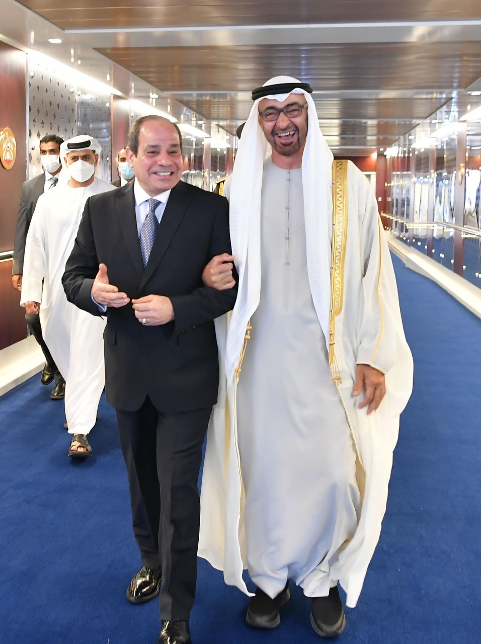 السيسي وولي عهد أبو ظبي