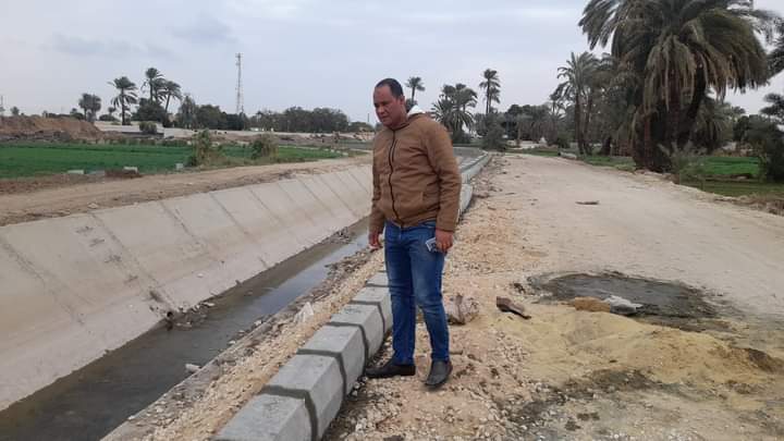 تبطين الترع بالأقصر 8