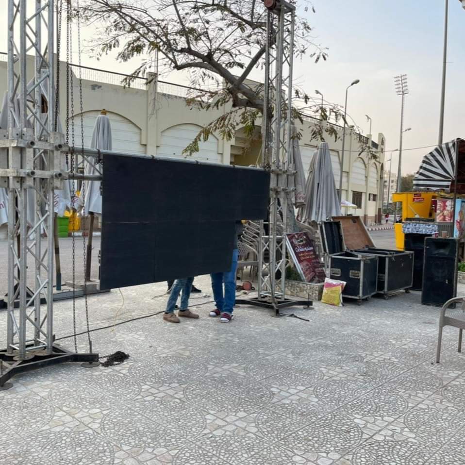 استعدادات المباراة